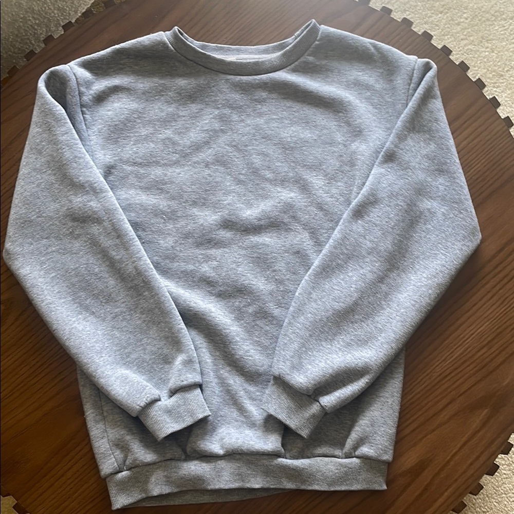 SHEIN Gray Crewneck Sweater Soft - XS
